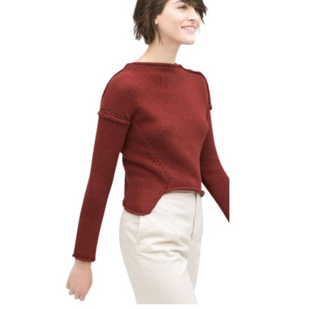 NWOT Zara Diagonal Knit Sweater - M